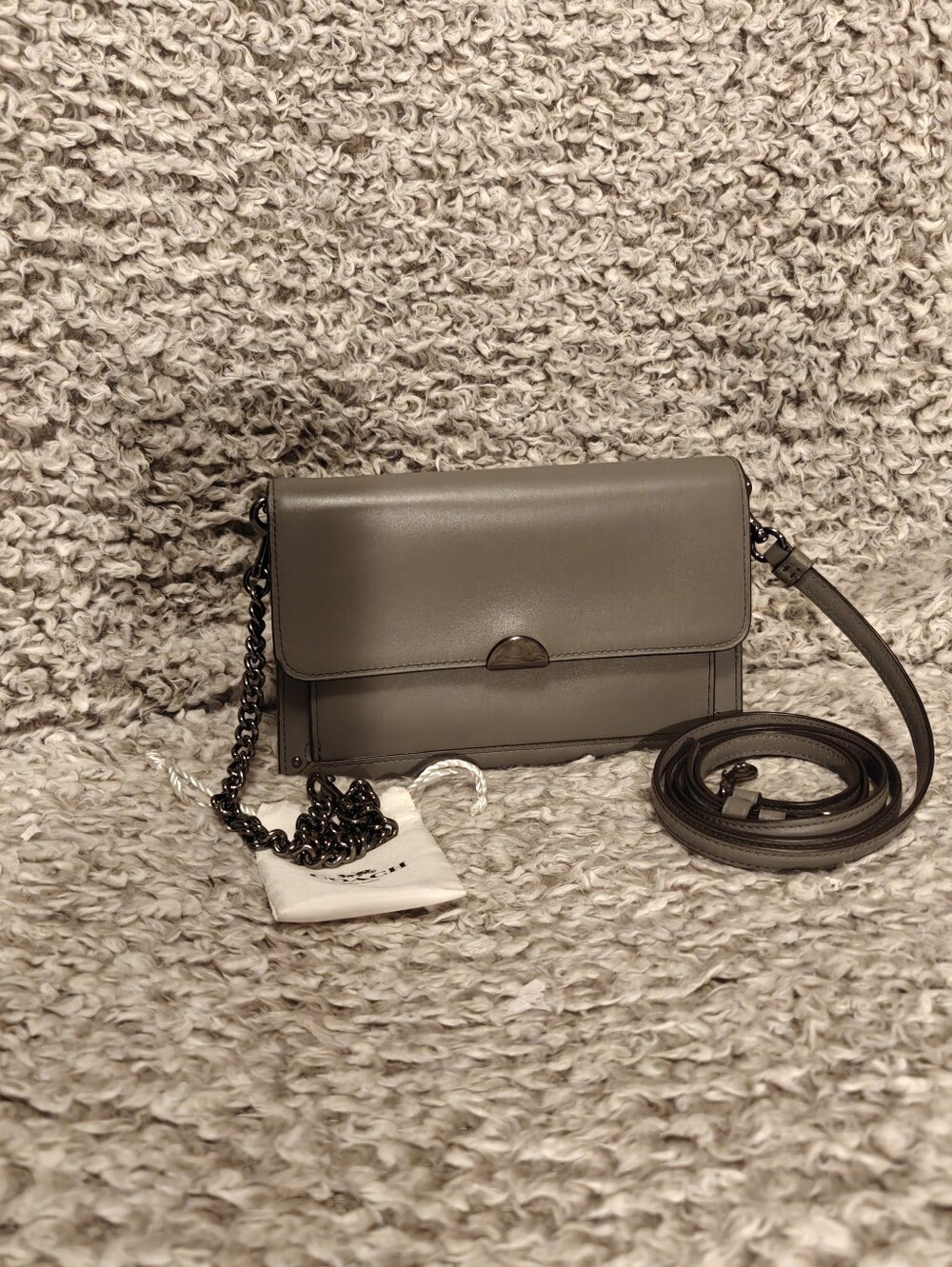 Coach Dreamer Convertible Crossbody - Grey - Picture 3 of 11
